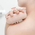 Sunflower Suction Cup Shower Ball Scrubbing Back Bathing Towel - Image 7