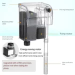 Wall Mounted Silent Fish Tank Filter Waterfall Aquarium Filtration Clean Oxygenator Pump - Image 4
