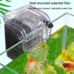 Wall Mounted Silent Fish Tank Filter Waterfall Aquarium Filtration Clean Oxygenator Pump - Image 7
