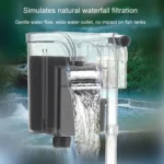Wall Mounted Silent Fish Tank Filter Waterfall Aquarium Filtration Clean Oxygenator Pump - Image 9