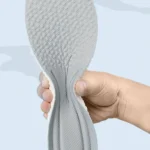 1pair High Elasticity Anti-Odor Breathable Sweat Absorbent Shock Absorbing Insoles - Image 4
