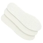 1pair Thin Latex Breathable and Sweat Absorbent Soft Bottom Comfort Shock Absorbing Insoles