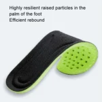 1pair High Elasticity Breathable Sweat Absorbent Shock Absorbent Cuttable Insoles - Image 3