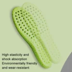 1pair High Elasticity Breathable Sweat Absorbent Shock Absorbent Cuttable Insoles - Image 5
