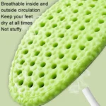 1pair High Elasticity Breathable Sweat Absorbent Shock Absorbent Cuttable Insoles - Image 8