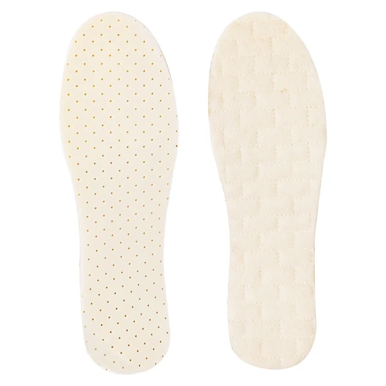 TBD0604653701A.webp 1pair Wool Winter Soft Anti-Odor Latex Warm Thick Padded High Elastic Shock Absorbing Insoles - Image 1