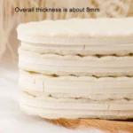 1pair Wool Winter Soft Anti-Odor Latex Warm Thick Padded High Elastic Shock Absorbing Insoles - Image 4