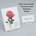 Acrylic Place Card Holders Table Numbers Postcard Picture Display Stand - Image 6