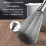 304 Thickened Lengthened Steel Wire Pot Brush Stainless Steel Cleaning Brush For Kitchen - Image 5
