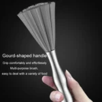 304 Thickened Lengthened Steel Wire Pot Brush Stainless Steel Cleaning Brush For Kitchen - Image 7
