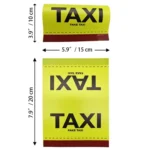 TAXI Washed Mark Label Car Personalized Decorative Stickers - Image 3