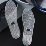 1pair Outdoor Sports Air Cushion Insoles Shock Absorbing TPU Inflatable Insoles