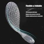 1pair Outdoor Sports Air Cushion Insoles Shock Absorbing TPU Inflatable Insoles - Image 3