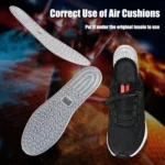 1pair Outdoor Sports Air Cushion Insoles Shock Absorbing TPU Inflatable Insoles - Image 7