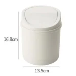 Mini Flip Lid Desktop Trash Can Student Dormitory Living Room Cute Storage Bucket - Image 4