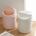 Mini Flip Lid Desktop Trash Can Student Dormitory Living Room Cute Storage Bucket - Image 9