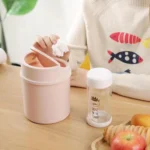 Mini Flip Lid Desktop Trash Can Student Dormitory Living Room Cute Storage Bucket - Image 10