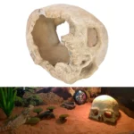 Fish Tank Aquarium Decoration Spider Lizard Snake Python Skull Breeding House Hiding Ornament - Image 4