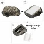 Simulated Stone Pine Nut Safe Key Box For Hiding Private Money - Image 5