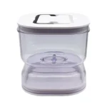 Kitchen Wet And Dry Separate Pickle Jar Plastic Wet And Dry Dispenser Hourglass Can