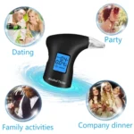 LCD Detector Backlight Light Breath Alcohol Tester - Image 4