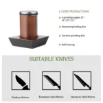 Rolling Knife Sharpener Wooden Roller Knife with Magnetic Angle 15/18/20/22 Degrees - Image 4