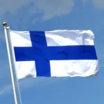 90 x 150cm Finnish Flag No. 4 Polyester Flag