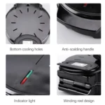 1000W Mini Donut Maker Machine Can Make 7 Doughnuts - Image 5