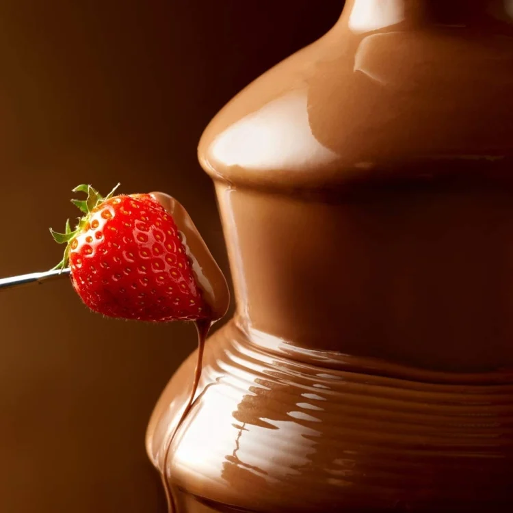 TBD06046751_B4.webp 35W  3 Tier Chocolate Fountain  Mini Fondue Set with Hot Melting Pot Base - Image 5