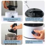 4L Reptile Humidifier Fogger Cool Mist Fog Mister with Tube for Tortoise Habita - Image 8