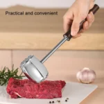 304 Stainless Steel Beef Hammer Thickened Solid Knocker Kitchen Double Sided Meat Looser - Image 8