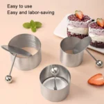 Stainless Steel Tiramisu Mold Mousse Cake Disk Mold - Image 7