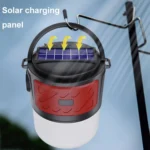 DV-V12 Outdoor Solar Camping Light FM Card Bluetooth Speaker - Image 5