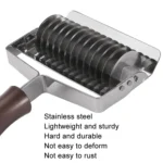 304 Stainless Steel Pusher Multifunctional Noodle Sword Thickening Kitchen Noodle Cutter - Image 4