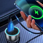 QIAKEY Vehicle Dual Port Fast Charging Charger One To Two Cigarette Lighter - Image 9