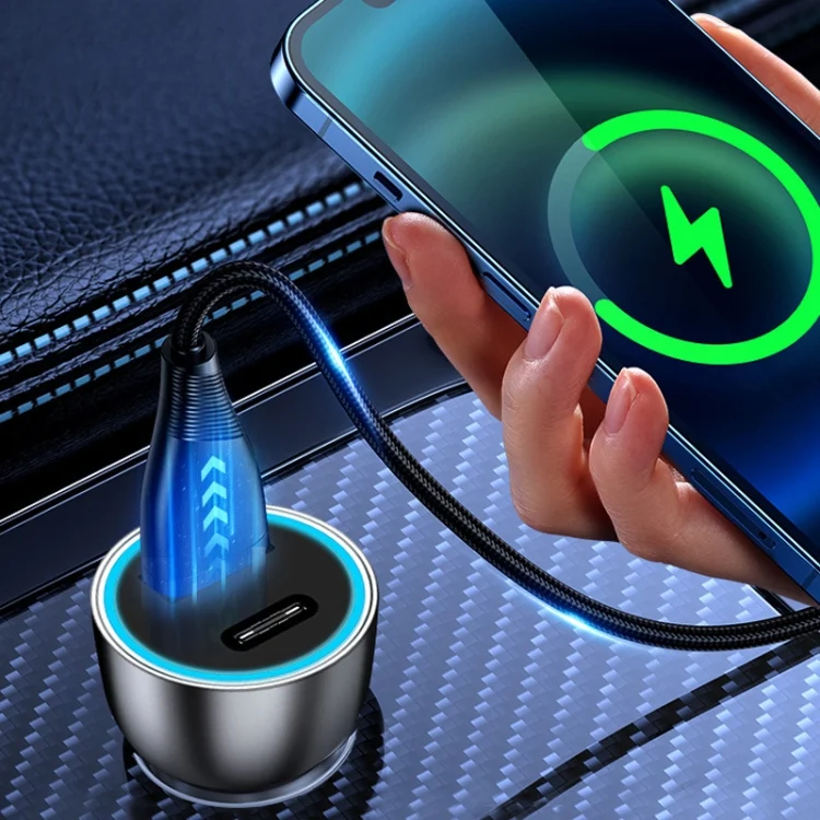 TBD06046816_B8.webp QIAKEY Vehicle Dual Port Fast Charging Charger One To Two Cigarette Lighter - Image 9