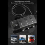 120W Digital Display Cigarette Lighter Car Fast Charging Charger - Image 11
