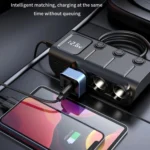 120W Digital Display Cigarette Lighter Car Fast Charging Charger - Image 13