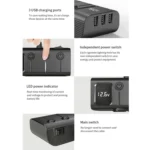 120W Digital Display Cigarette Lighter Car Fast Charging Charger - Image 7