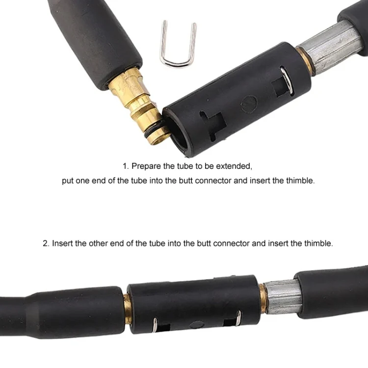 TBD06046831_B5.webp Car Washer High Pressure Fiber Hose Extension Connector For Karcher  K2 / K3 / K5 / K7  Series - Image 6