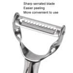 304 Stainless Steel Paring Knife Multifunctional Peeler Fruit and Vegetable Scraper - Image 4