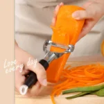 304 Stainless Steel Paring Knife Multifunctional Peeler Fruit and Vegetable Scraper - Image 8