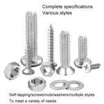 Screws Nuts Washers Self-Tapping Screws Set - Image 4