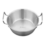 304 Stainless Steel Thickened Double Ear Soup Bowl Snack Bowl Fried Chicken Bowl