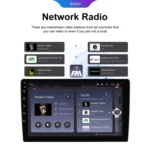 6+128G Android Universal HD Large Screen Car Bluetooth Player Android GPS Navigation Integrated Machine - Image 6