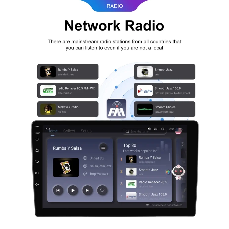 TBD06046900_B5.webp 6+128G Android Universal HD Large Screen Car Bluetooth Player Android GPS Navigation Integrated Machine - Image 6
