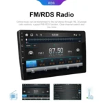 6+128G Android Universal HD Large Screen Car Bluetooth Player Android GPS Navigation Integrated Machine - Image 7