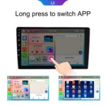 6+128G Android Universal HD Large Screen Car Bluetooth Player Android GPS Navigation Integrated Machine - Image 9