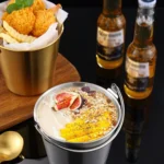 304 Stainless Steel Handheld Ice Bucket Bar Beer Chill Bucket Chips Milk Tea Snacks Barrel - Image 12