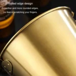 304 Stainless Steel Handheld Ice Bucket Bar Beer Chill Bucket Chips Milk Tea Snacks Barrel - Image 8